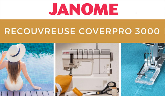 machine recouvreuse janome